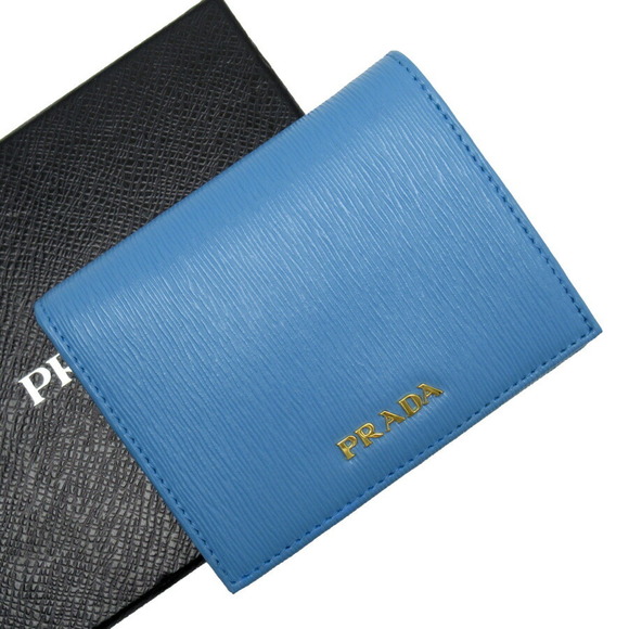 Prada Leather blue Wallet - Picture 1 of 3